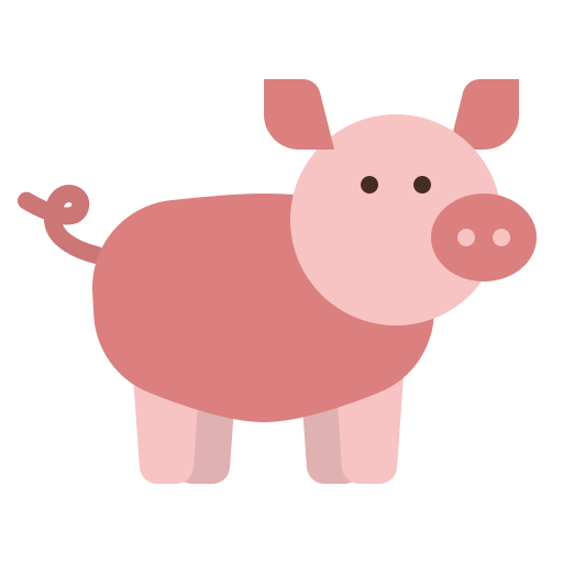Pig Iconixar Flat icon