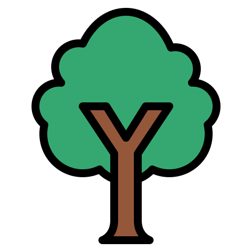 나무 Iconixar Lineal Color icon
