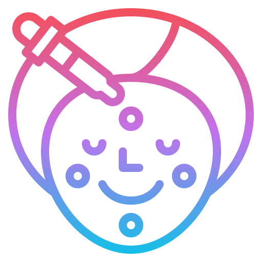 tratamento facial Iconixar Gradient Ícone