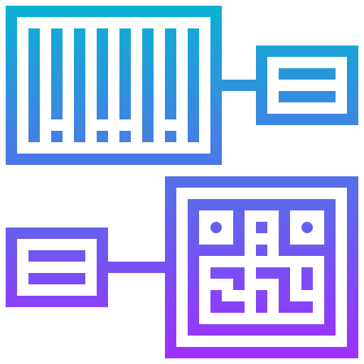 streepjescode Meticulous Gradient icoon
