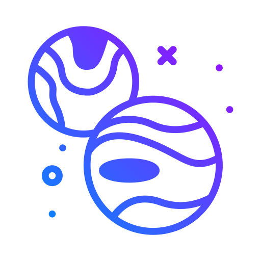 惑星 Generic Gradient icon