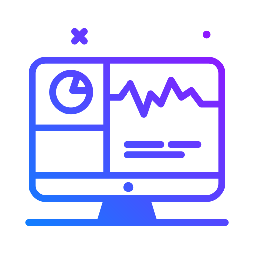 monitor Generic Gradient icoon