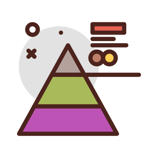 driehoek Darius Dan Lineal Color icoon