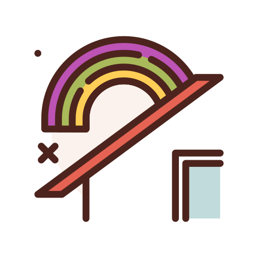Rainbow Darius Dan Lineal Color icon