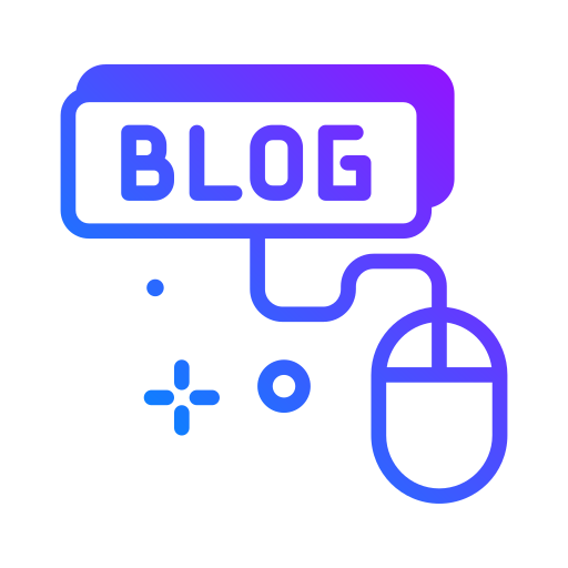Blogging Generic Gradient icon