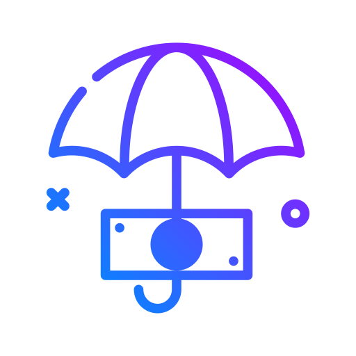 paraguas Generic Gradient icono