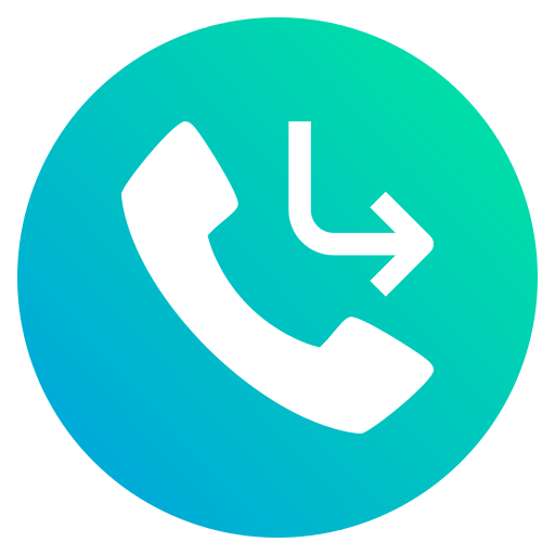 Call forwarding Generic Flat Gradient icon