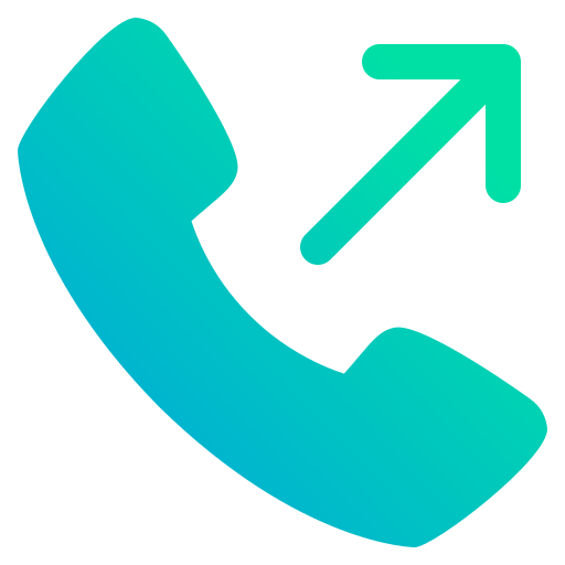 Outgoing call Generic Flat Gradient icon