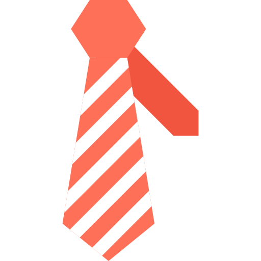 cravatta Flat Color Flat icona