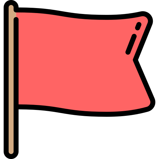 지도 및 깃발 Special Lineal color icon