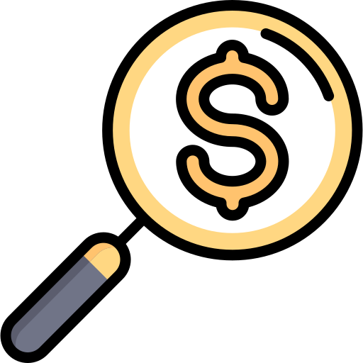 simbolo del dollaro Special Lineal color icona