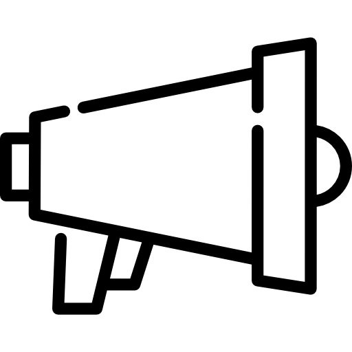 메가폰 Special Lineal icon