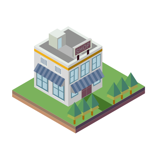 Building Generic Isometric icon