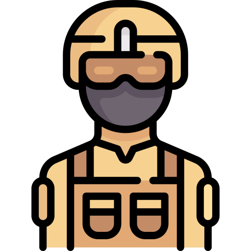 Soldier Special Lineal color icon