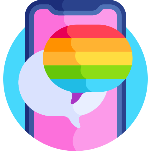 chat-bubbel Detailed Flat Circular Flat icoon