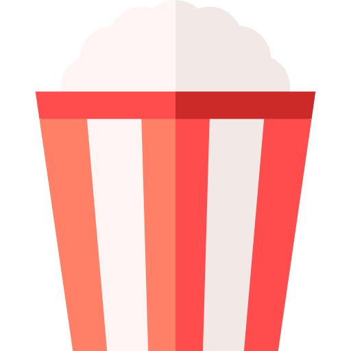 popcorn Basic Straight Flat icon