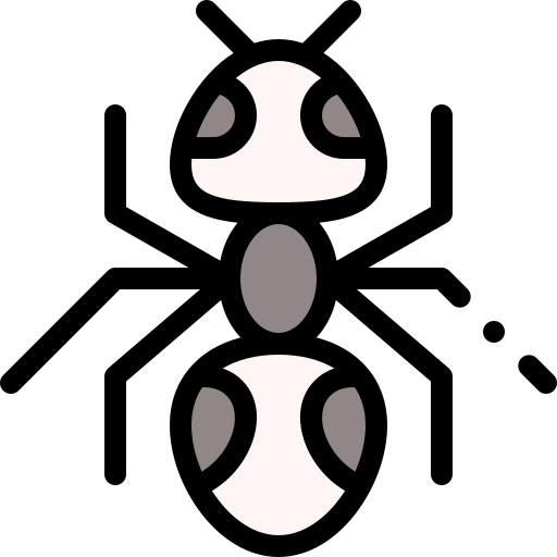 蟻 Detailed Rounded Lineal color icon