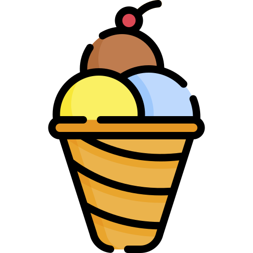 아이스크림 Special Lineal color icon