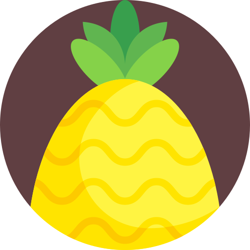 ananas Detailed Flat Circular Flat icoon