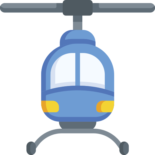 hélicoptère Special Flat Icône