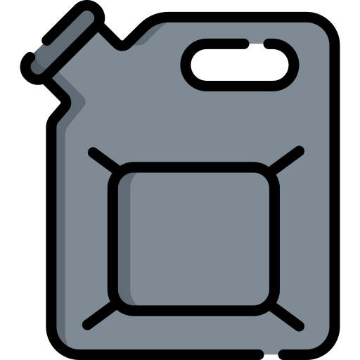 lattina di benzina Special Lineal color icona