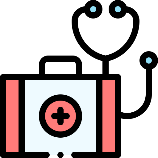 erste-hilfe-kasten Detailed Rounded Lineal color icon