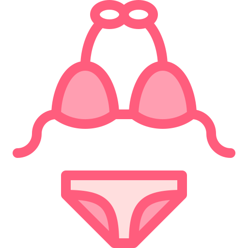 bikini Detailed color Lineal color Icône