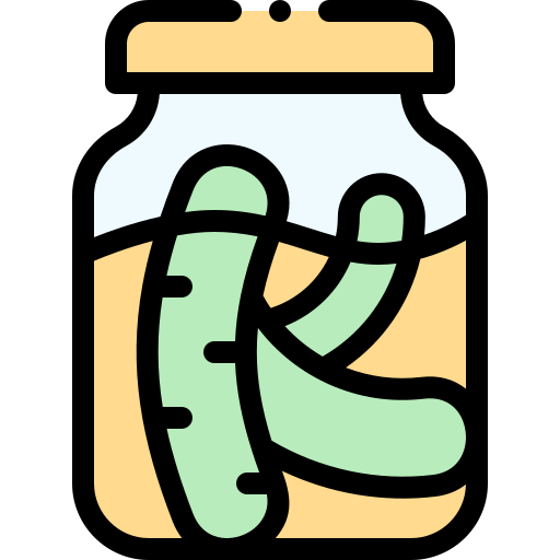 Pickles Detailed Rounded Lineal color icon