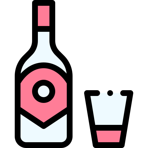 wodka Detailed Rounded Lineal color icon