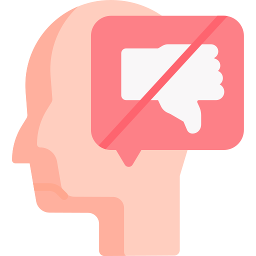 Negative thinking Special Flat icon