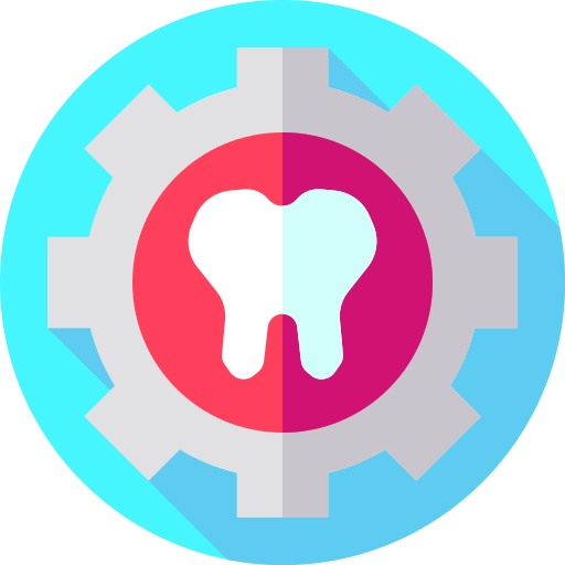 Dentist Flat Circular Flat icon
