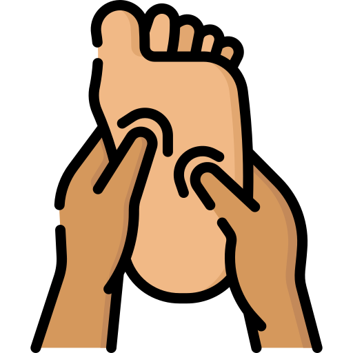 masaje de pies Special Lineal color icono