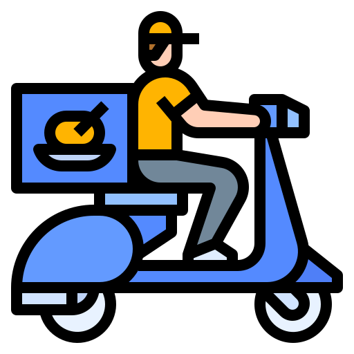 Food delivery Ultimatearm Lineal Color icon