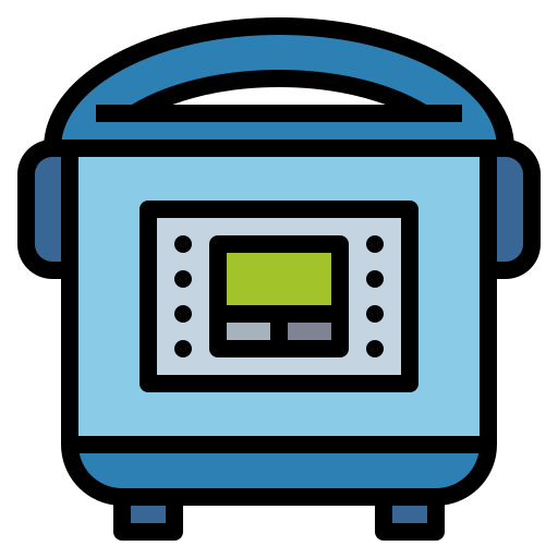 Rice cooker Ultimatearm Lineal Color icon