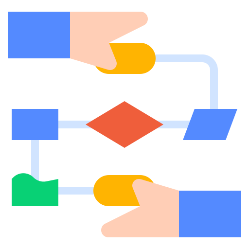 Flowchart Ultimatearm Flat icon