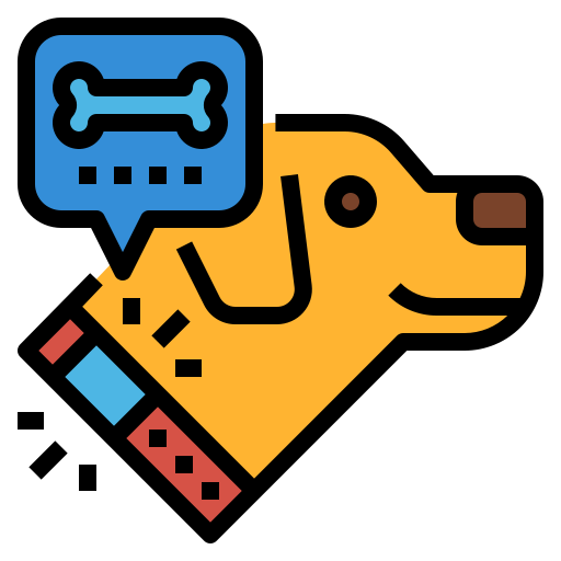 collar de perro Aphiradee (monkik) Lineal Color icono