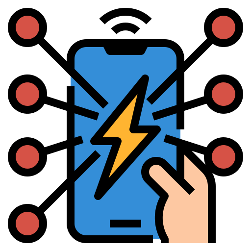 エネルギー管理 Aphiradee (monkik) Lineal Color icon