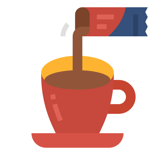 Быстрорастворимый кофе Aphiradee (monkik) Flat иконка