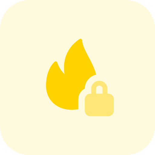 firewall Pixel Perfect Tritone icona