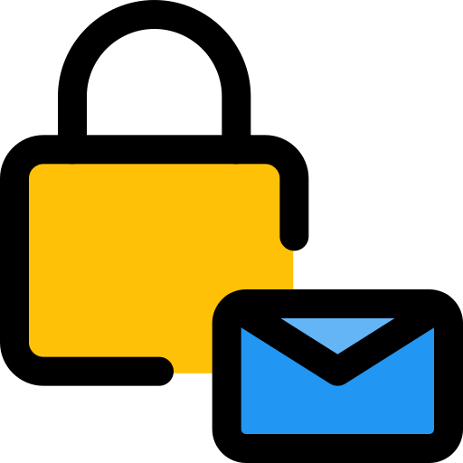 bloqueador de correo electrónico Pixel Perfect Lineal Color icono