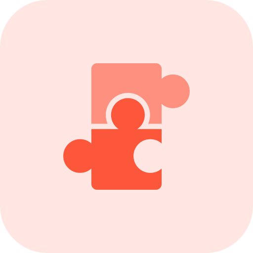 Puzzle Pixel Perfect Tritone icon