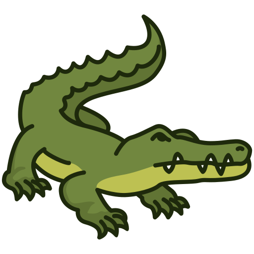 crocodilo Generic Outline Color Ícone