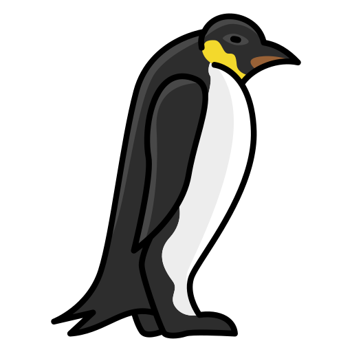 pinguïn Generic Outline Color icoon
