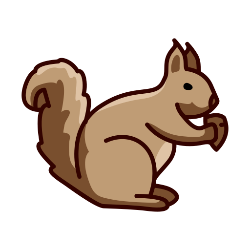 scoiattolo Generic Outline Color icona