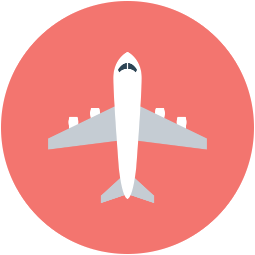 飛行機 Generic Circular icon