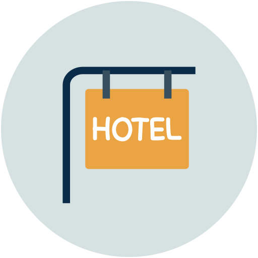 Hotel sign Generic Circular icon
