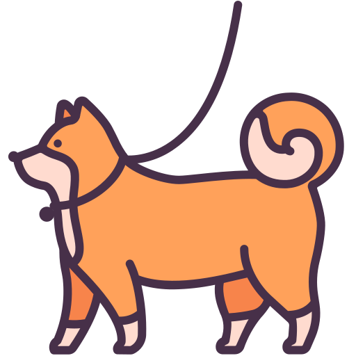 犬 Victoruler Linear Colour icon