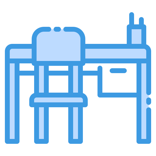 Desk Generic Blue icon