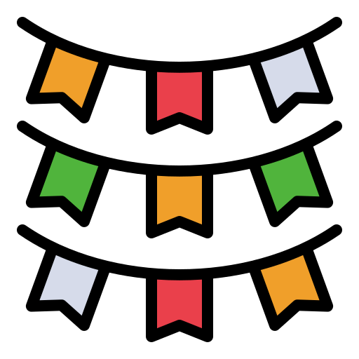 vlaggen Generic Outline Color icoon