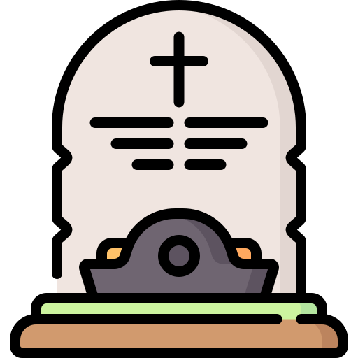 Grave Special Lineal color icon